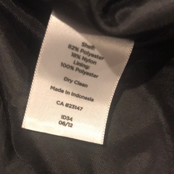 Brand new Talbots Black Textured Striped Pleated Skirt Midi